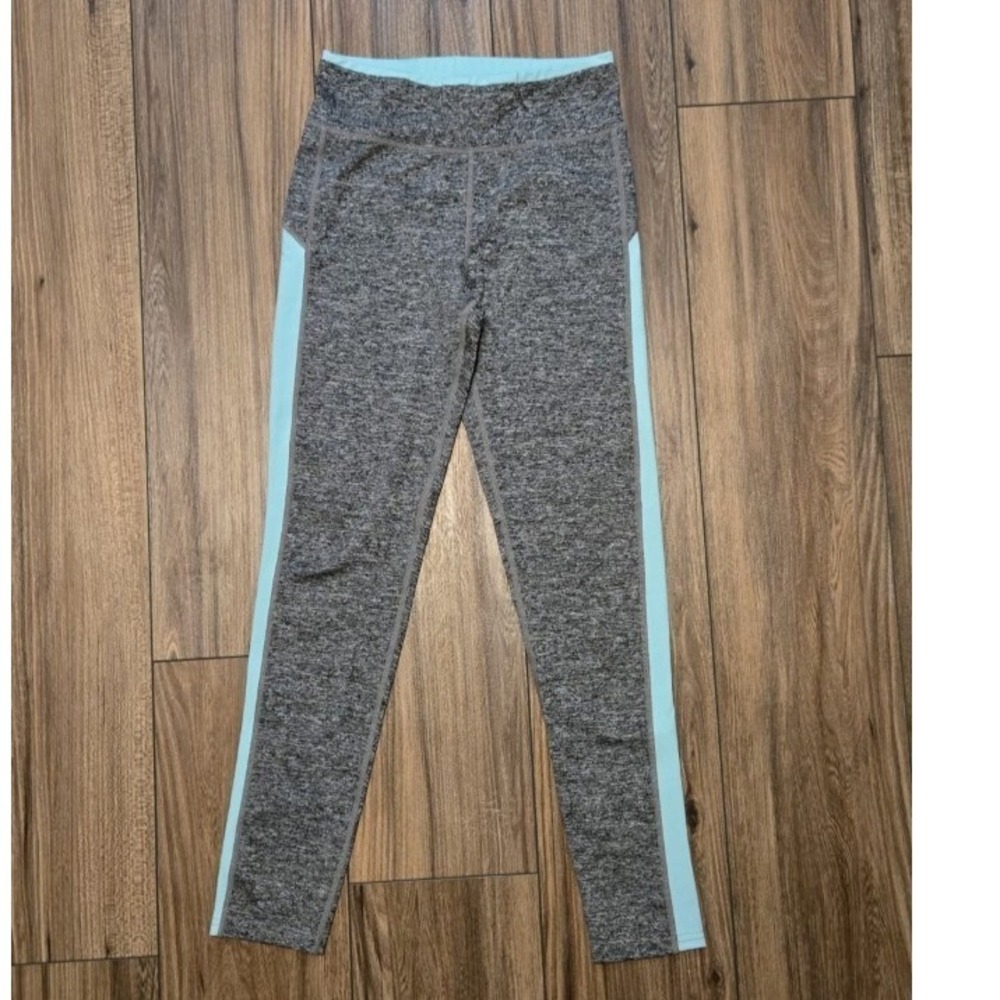 Women's Turquoise Heather Gray Leggings EUC